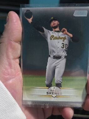 Topps Baseball Trading Card - Gray, Black, Yellow